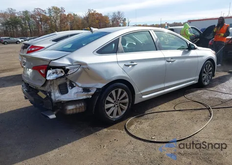 2015 Hyundai Sonata Sport из США, поврежденный, VIN 5NPE34AF6FH133395